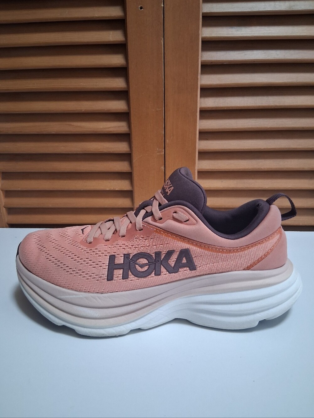 Hoka Bondi 8 Earthenware Pink Clay Women's Running Shoe * Size: 7B